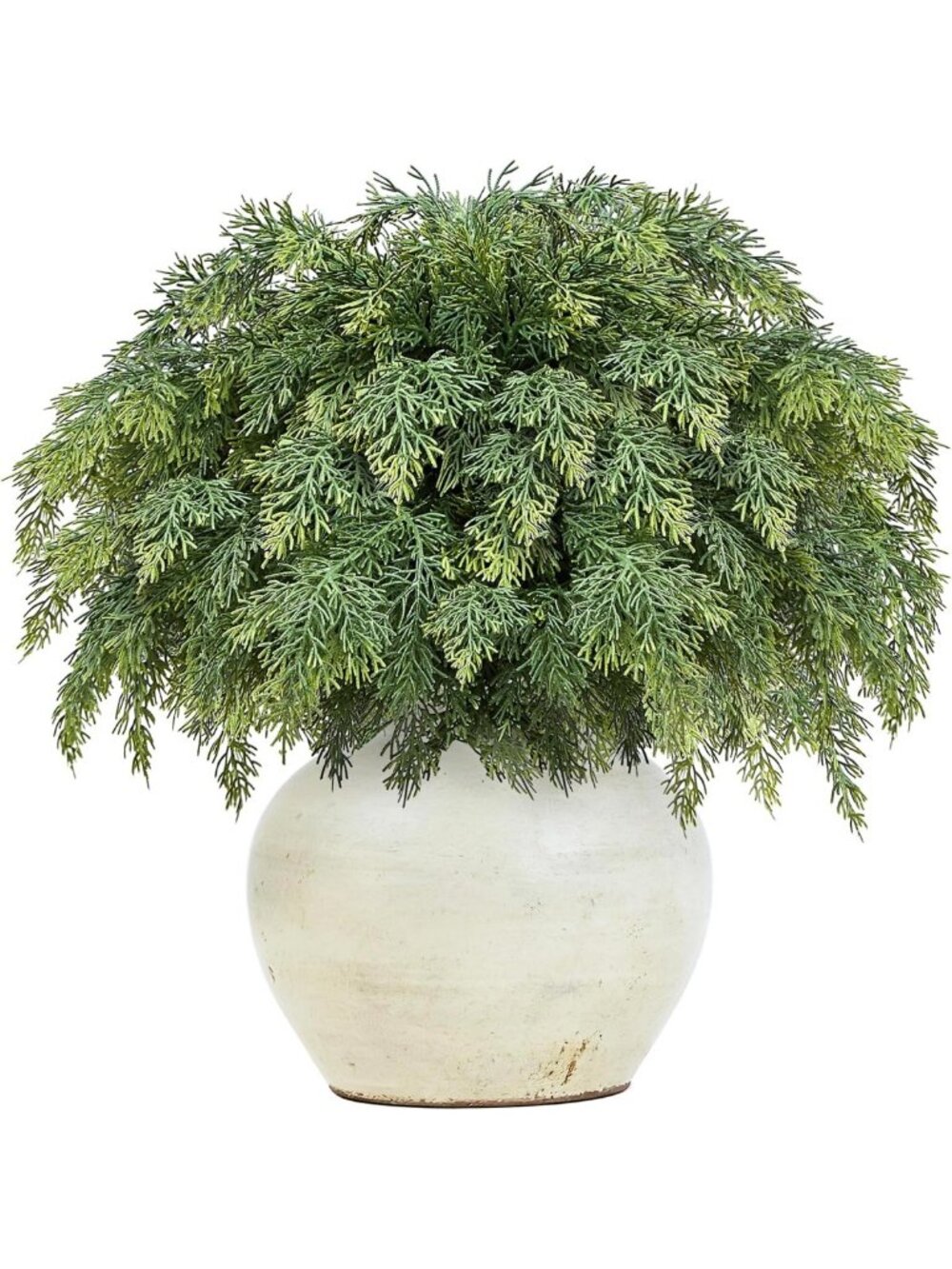 Realistic Faux Cedar Stems - 12Pcs 20" Pine Branches for Vases & Holiday Decor